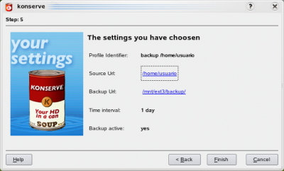 Backup com o Konserve
